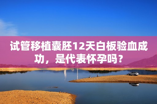 试管移植囊胚12天白板验血成功，是代表怀孕吗？