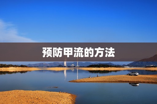 预防甲流的方法