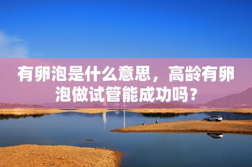 有卵泡是什么意思，高龄有卵泡做试管能成功吗？