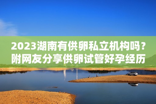 2023湖南有供卵私立机构吗？附网友分享供卵试管好孕经历