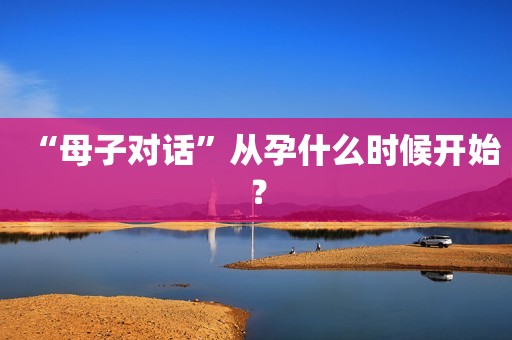 “母子对话”从孕什么时候开始？