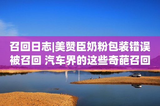 召回日志|美赞臣奶粉包装错误被召回 汽车界的这些奇葩召回更令人啼笑皆非