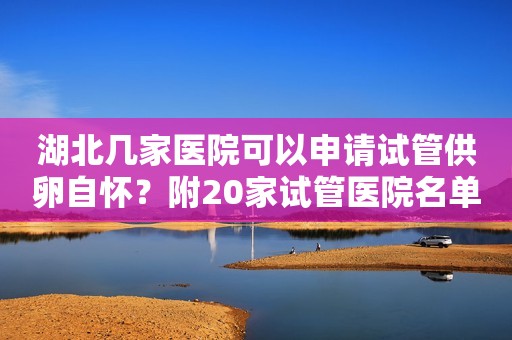 湖北几家医院可以申请试管供卵自怀？附20家试管医院名单一览