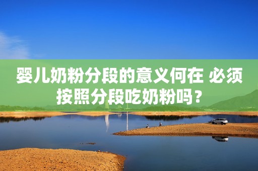 婴儿奶粉分段的意义何在 必须按照分段吃奶粉吗？