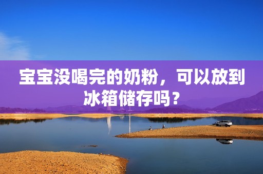 宝宝没喝完的奶粉，可以放到冰箱储存吗？