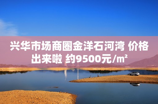 兴华市场商圈金洋石河湾 价格出来啦 约9500元/㎡