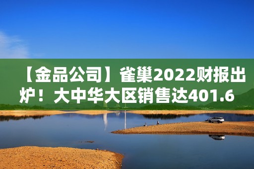 【金品公司】雀巢2022财报出炉！大中华大区销售达401.6亿元