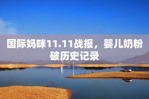 国际妈咪11.11战报，婴儿奶粉破历史记录