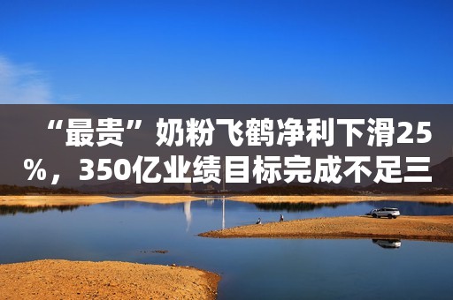 “最贵”奶粉飞鹤净利下滑25%，350亿业绩目标完成不足三成国际金融报2023-08-30 15:12上海国际金融报2023-08-30 15:12上海