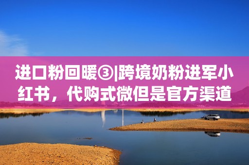 进口粉回暖③|跨境奶粉进军小红书，代购式微但是官方渠道在起量