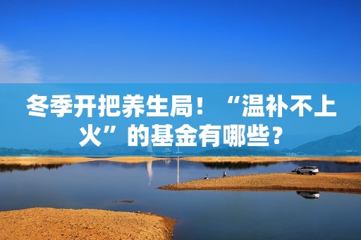 冬季开把养生局！“温补不上火”的基金有哪些？