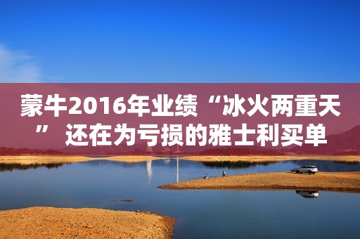 蒙牛2016年业绩“冰火两重天” 还在为亏损的雅士利买单