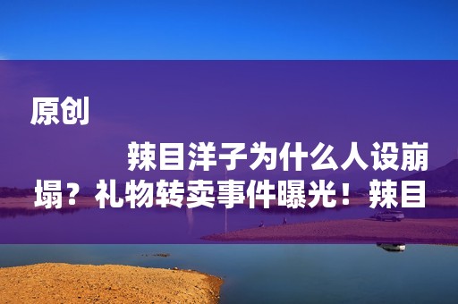 原创
            辣目洋子为什么人设崩塌？礼物转卖事件曝光！辣目洋子真的做错了吗？