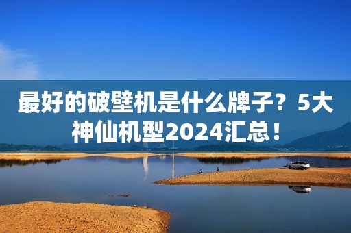 最好的破壁机是什么牌子？5大神仙机型2024汇总！