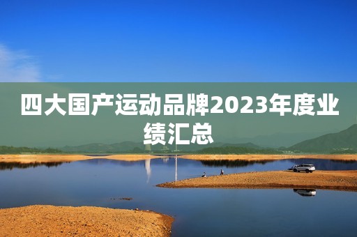 四大国产运动品牌2023年度业绩汇总