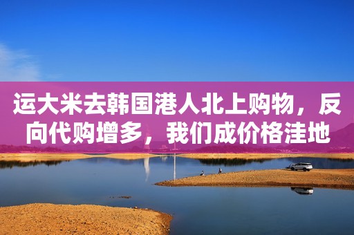 运大米去韩国港人北上购物，反向代购增多，我们成价格洼地了吗？