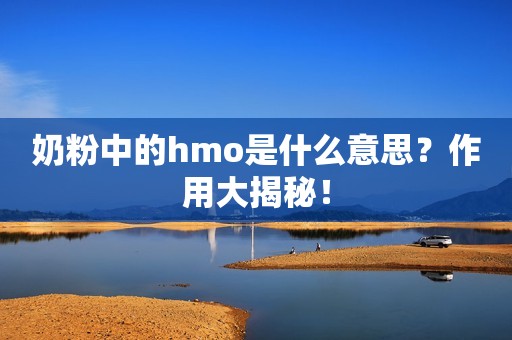 奶粉中的hmo是什么意思？作用大揭秘！